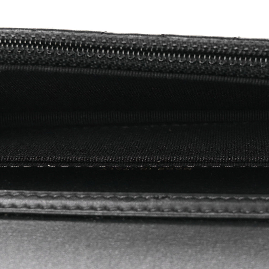 Calfskin Quilted Mini Maxi Pearls Wallet On Chain WOC Black wholesalehk.shop