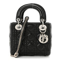 Lambskin Cannage Mini Lady Dior Black wholesalehk.shop