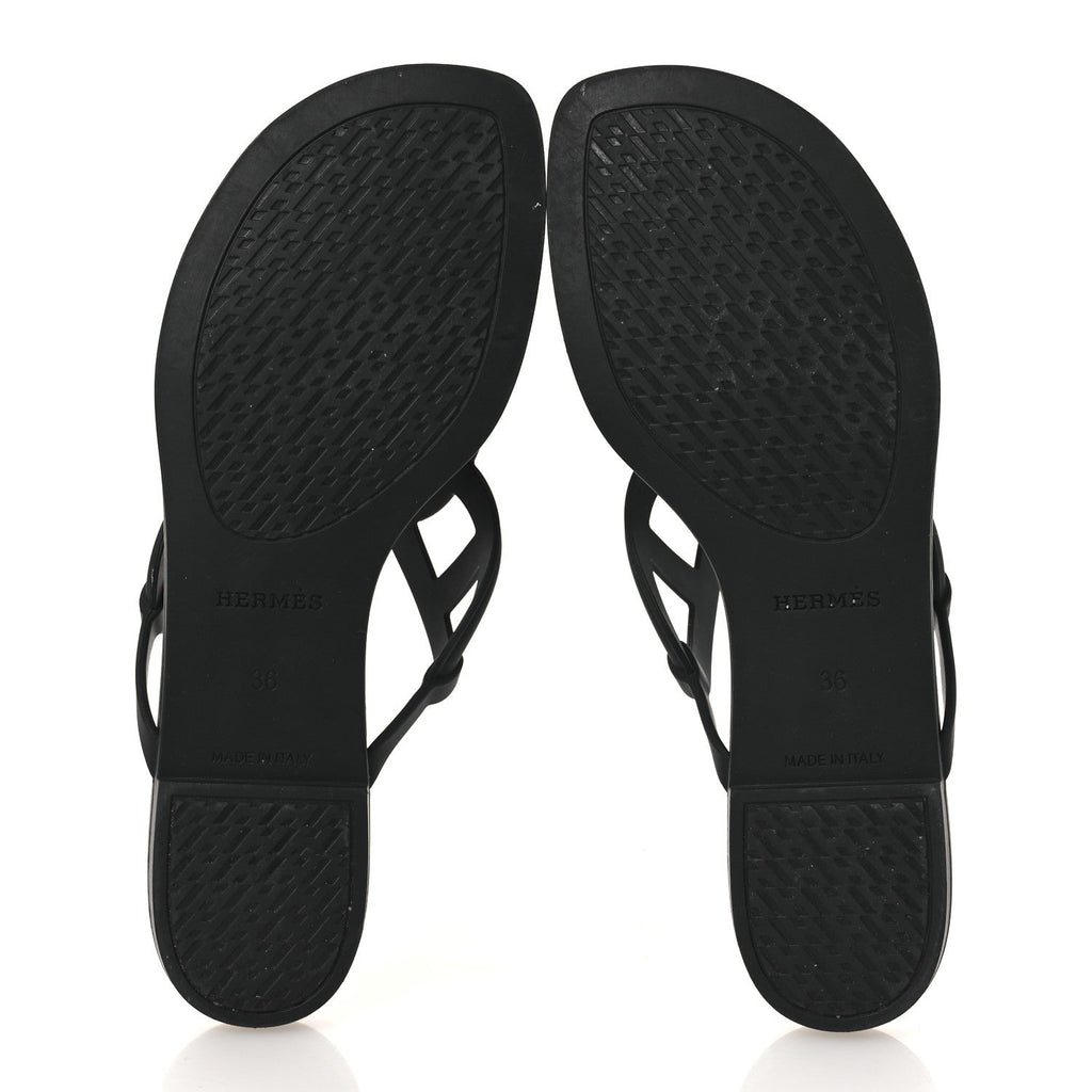 Rubber Womens Egerie Sandals 36 Black wholesalehk.shop