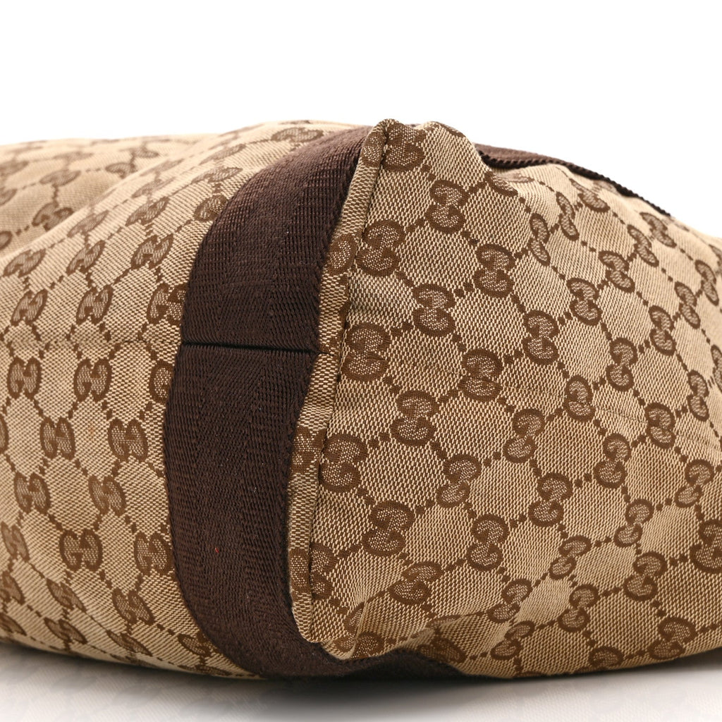 GG Monogram Medium Handle Vertical Tote Bag Dark Brown wholesalehk.shop