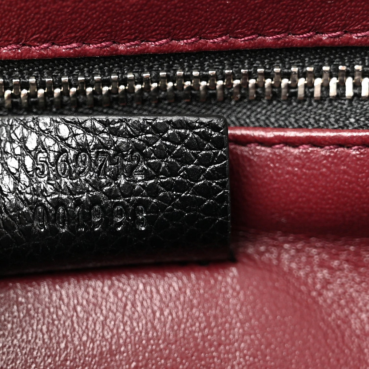 Grainy Calfskin Small Zumi Top Handle Bag Black wholesalehk.shop