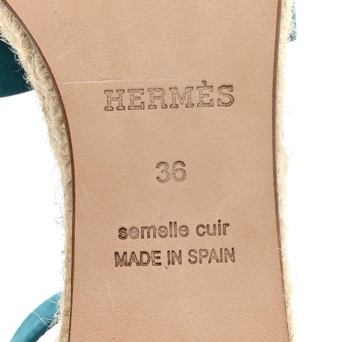 Suede Goatskin Elda Espadrille Wedge Sandals 36 Vert Oxford wholesalehk.shop