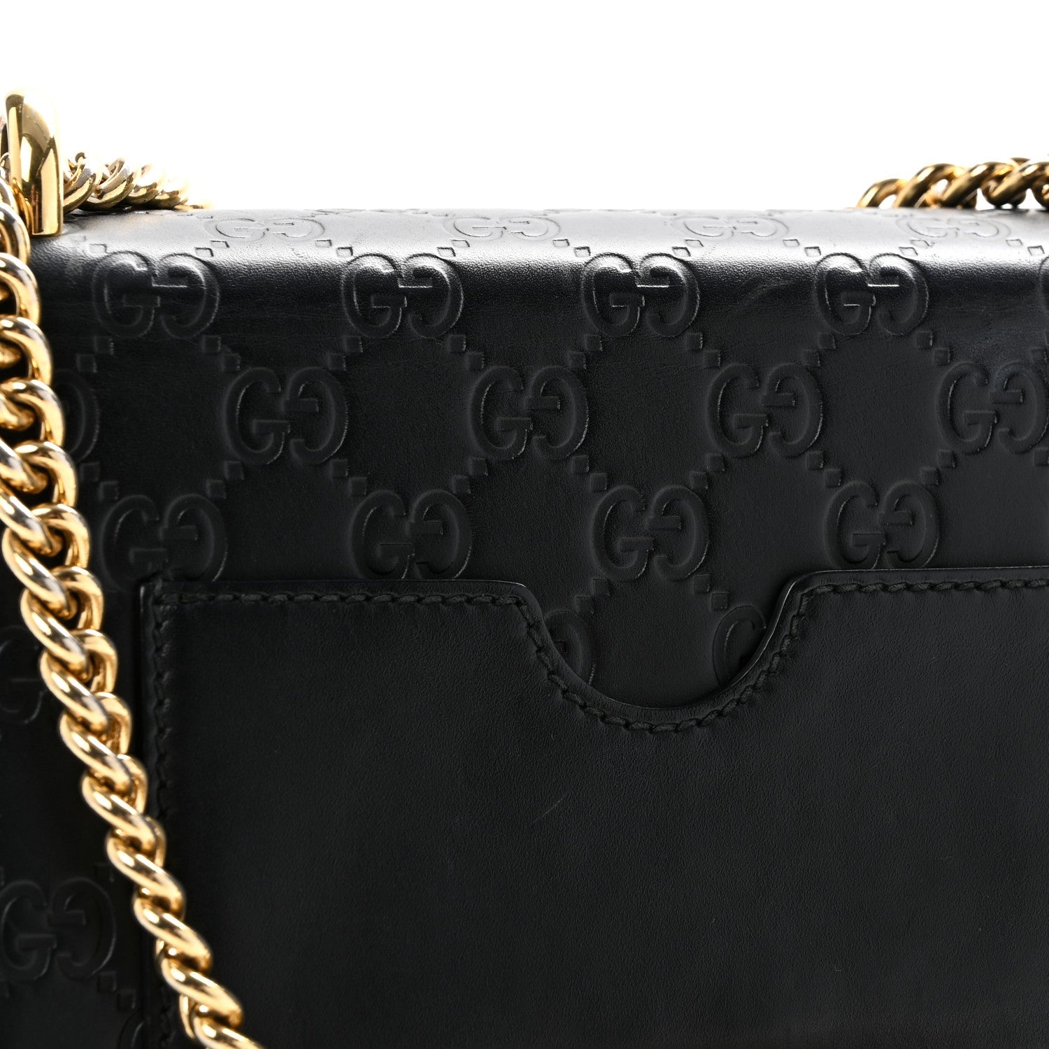 Guccissima Small Padlock Shoulder Bag Black £¨ Direct shipment via from wholesalehk.shop