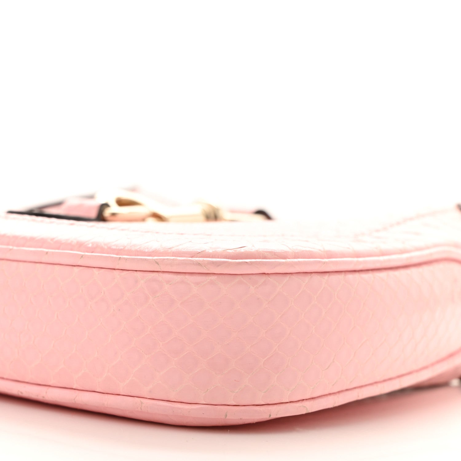 Snakeskin Mini Jackie Notte Bag Pink £¨ Direct shipment via from wholesalehk.shop