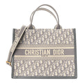 Oblique Chambray Calfskin Medium Book Tote With Strap Grey Latte £¨ Direct shipment via from wholesalehk.shop