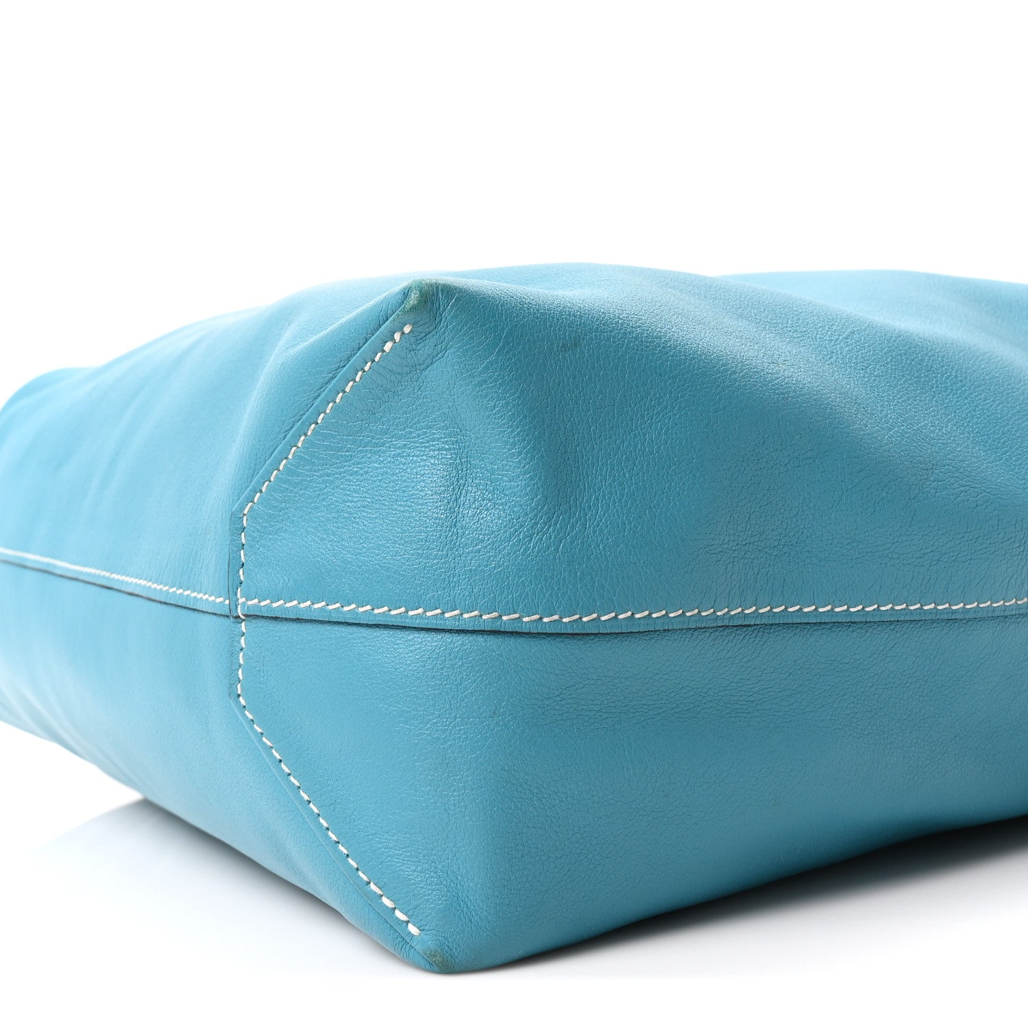 Veau Sikkim Double Sens 36 Reversible Tote Turquoise Gris Perle £¨ Direct shipment via from wholesalehk.shop