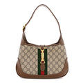 GG Supreme Monogram Azalea Calfskin Web Small Jackie 1961 Hobo Beige Ebony Brown Sugar £¨ Direct shipment via from wholesalehk.shop