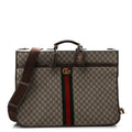GG Supreme Monogram Textured Dollar Calfskin Web Ophidia Savoy Garment Bag Beige Ebony New Acero wholesalehk.shop