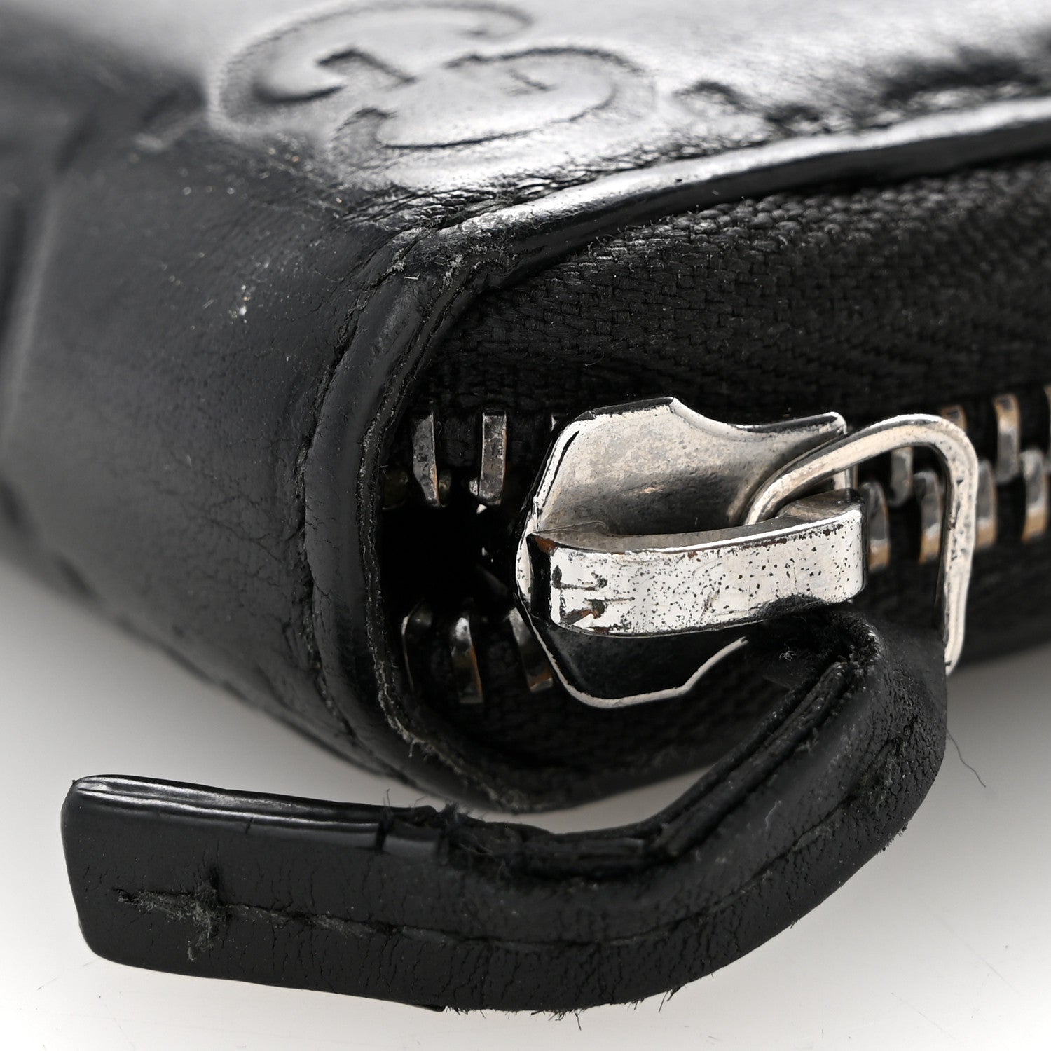 Guccissima Signature Microguccissima Bree Zip Around Wallet Black £¨ Direct shipment via from wholesalehk.shop