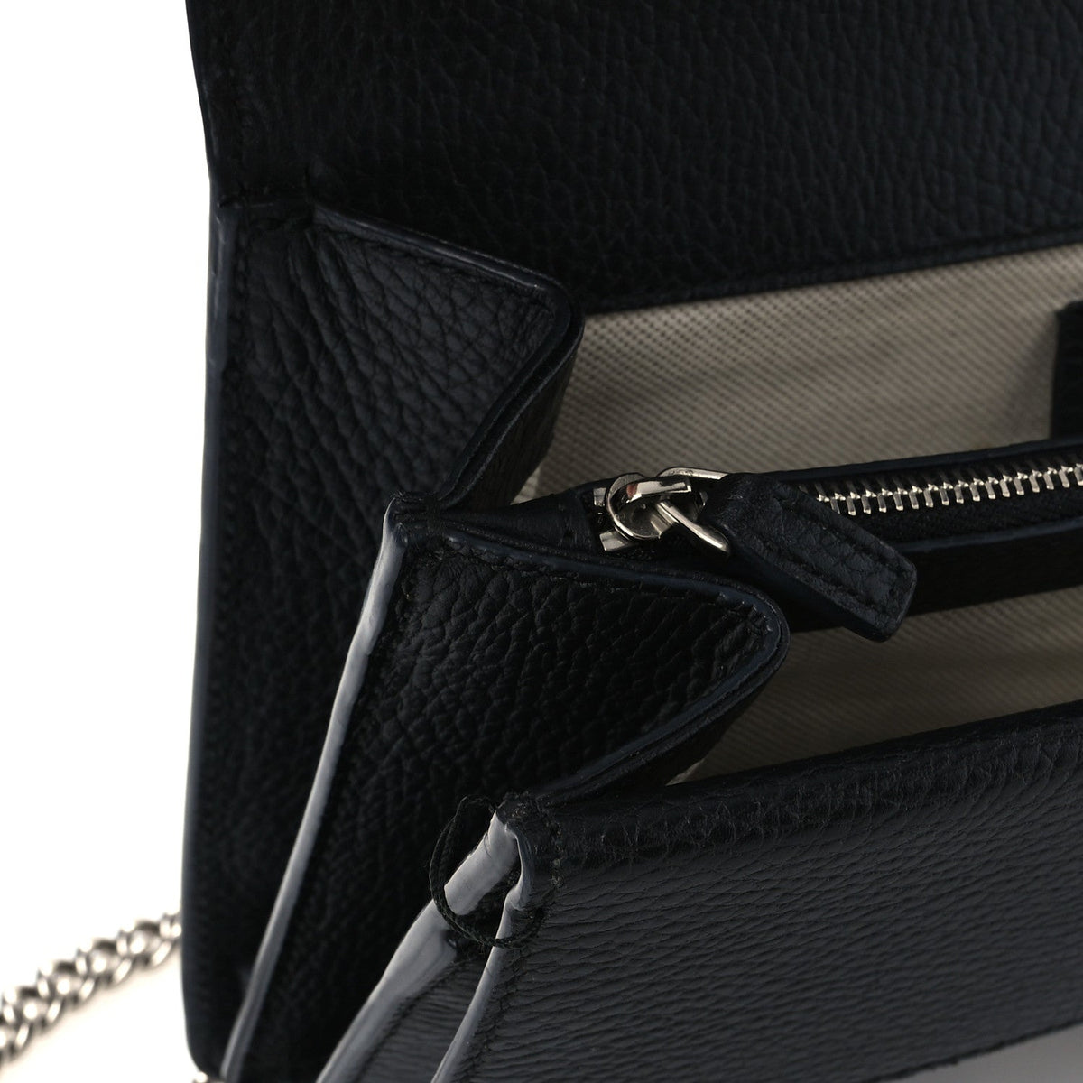 Pebbled Calfskin Small Dionysus Shoulder Bag Black wholesalehk.shop