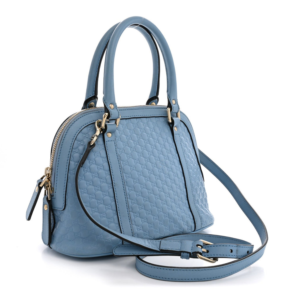 Microguccissima Mini Dome Bag Mineral Blue £¨ Direct shipment via from wholesalehk.shop