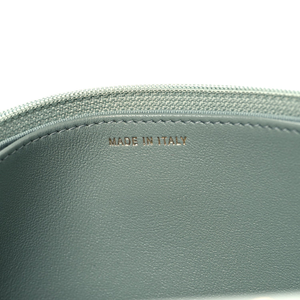 Lambskin Quilted Trendy CC Wallet On Chain WOC Light Blue wholesalehk.shop