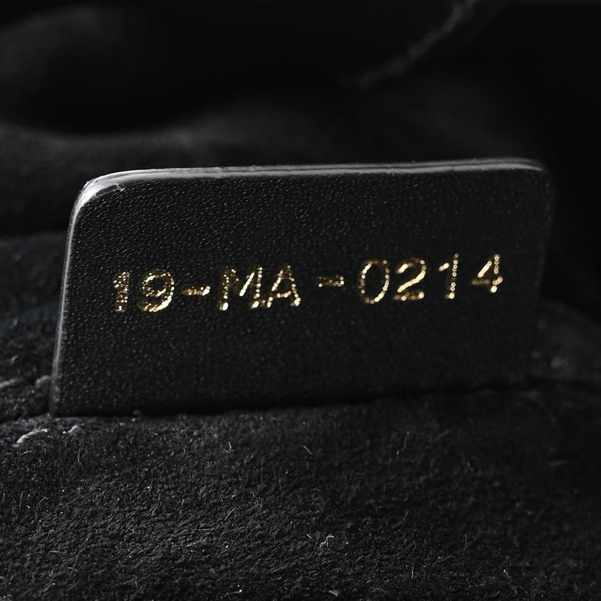 Calfskin Macrocannage Large Toujours Black wholesalehk.shop