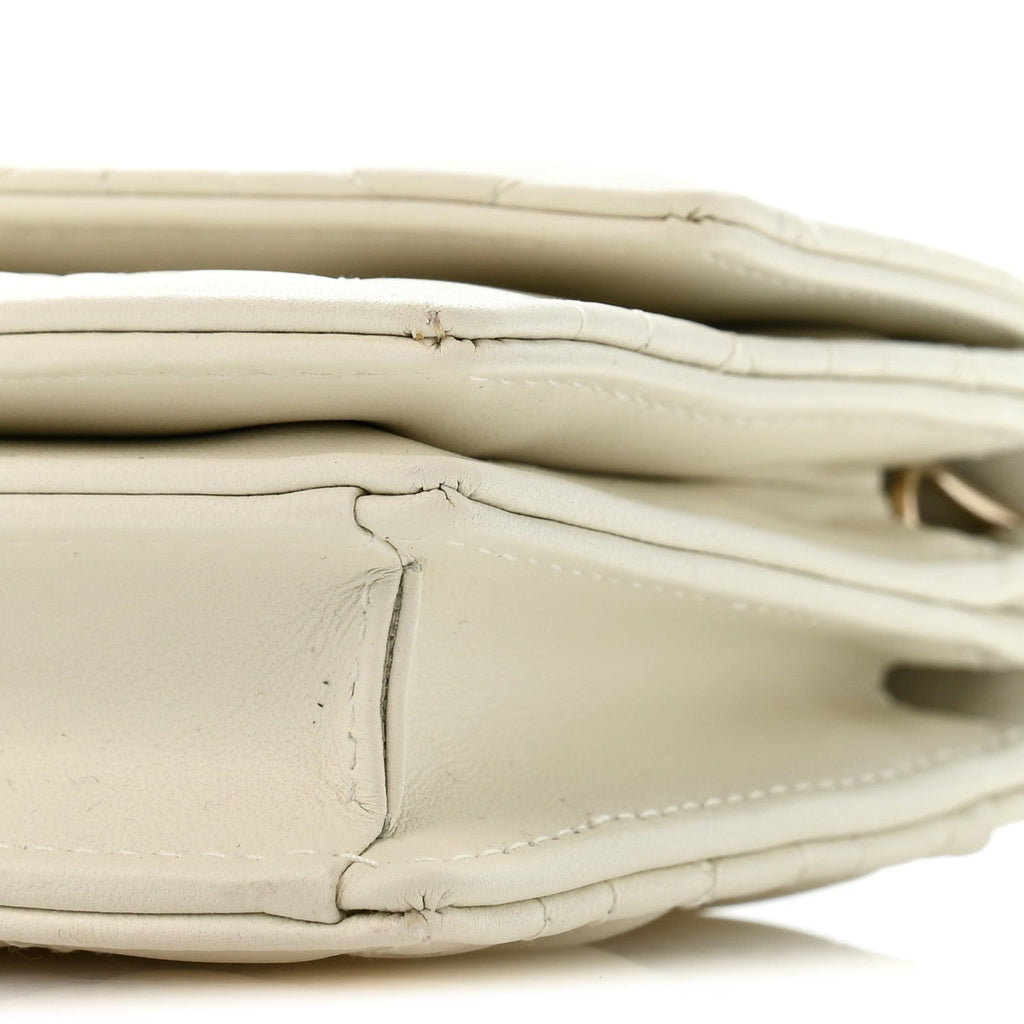 Lambskin Cannage Mini My Dior Bag Latte wholesalehk.shop