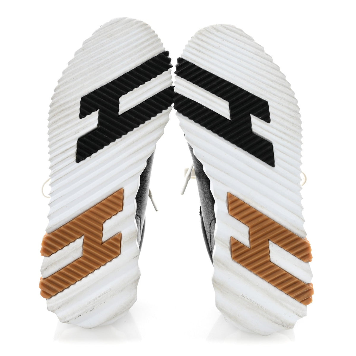 Goatskin Suede Goatskin Bouncing Sneakers 37.5 Black wholesalehk.shop