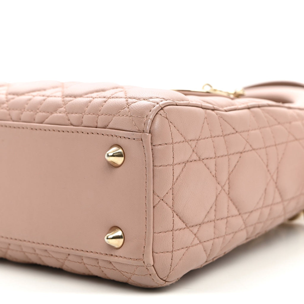 Lambskin Cannage Small My ABCDior Lady Dior Blush wholesalehk.shop
