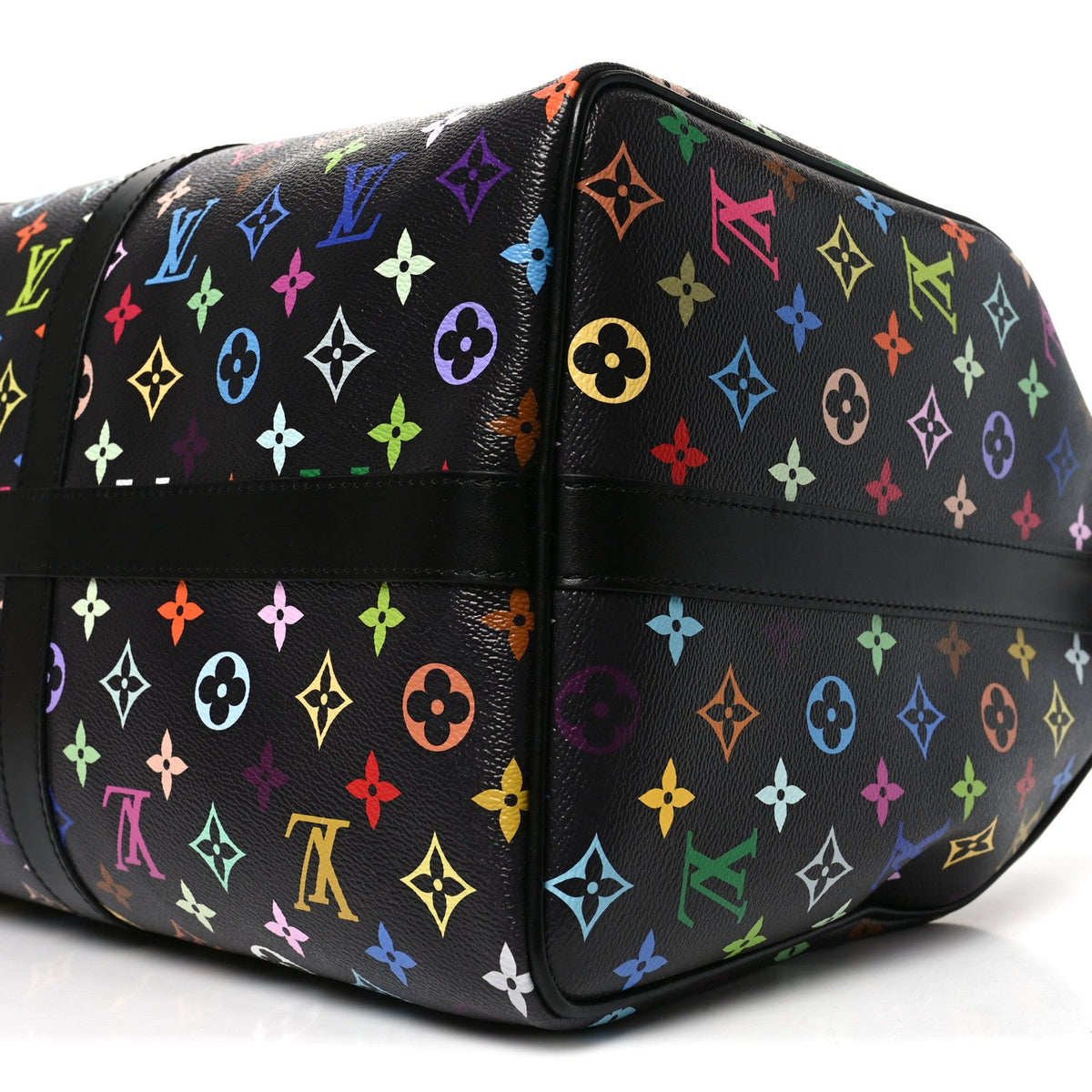LV X TM Monogram Multicolor Keepall Bandouliere 50 Black wholesalehk.shop
