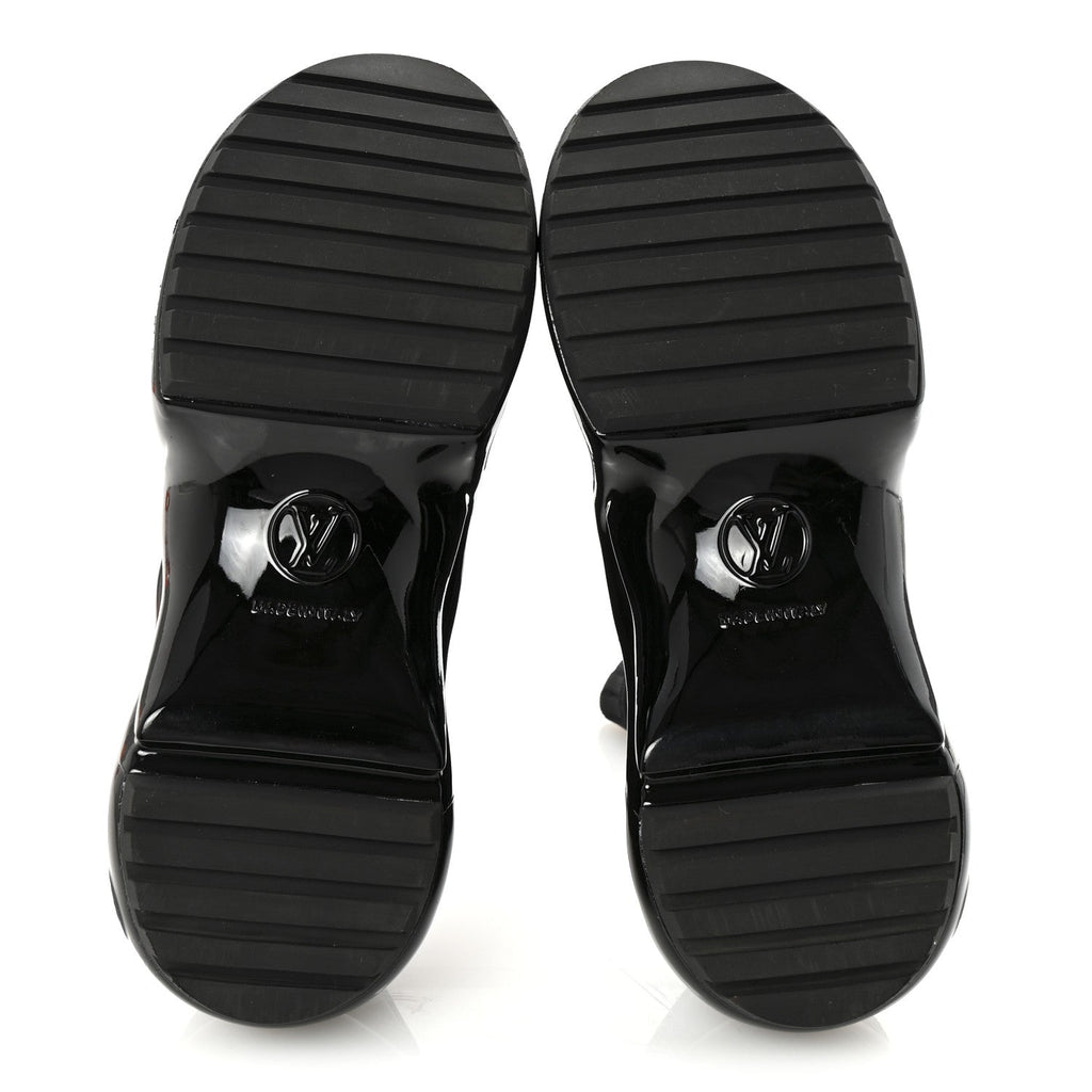Stretch Textile Patent LV Archlight Sneaker Boots 35 Black £¨ Direct shipment via from wholesalehk.shop