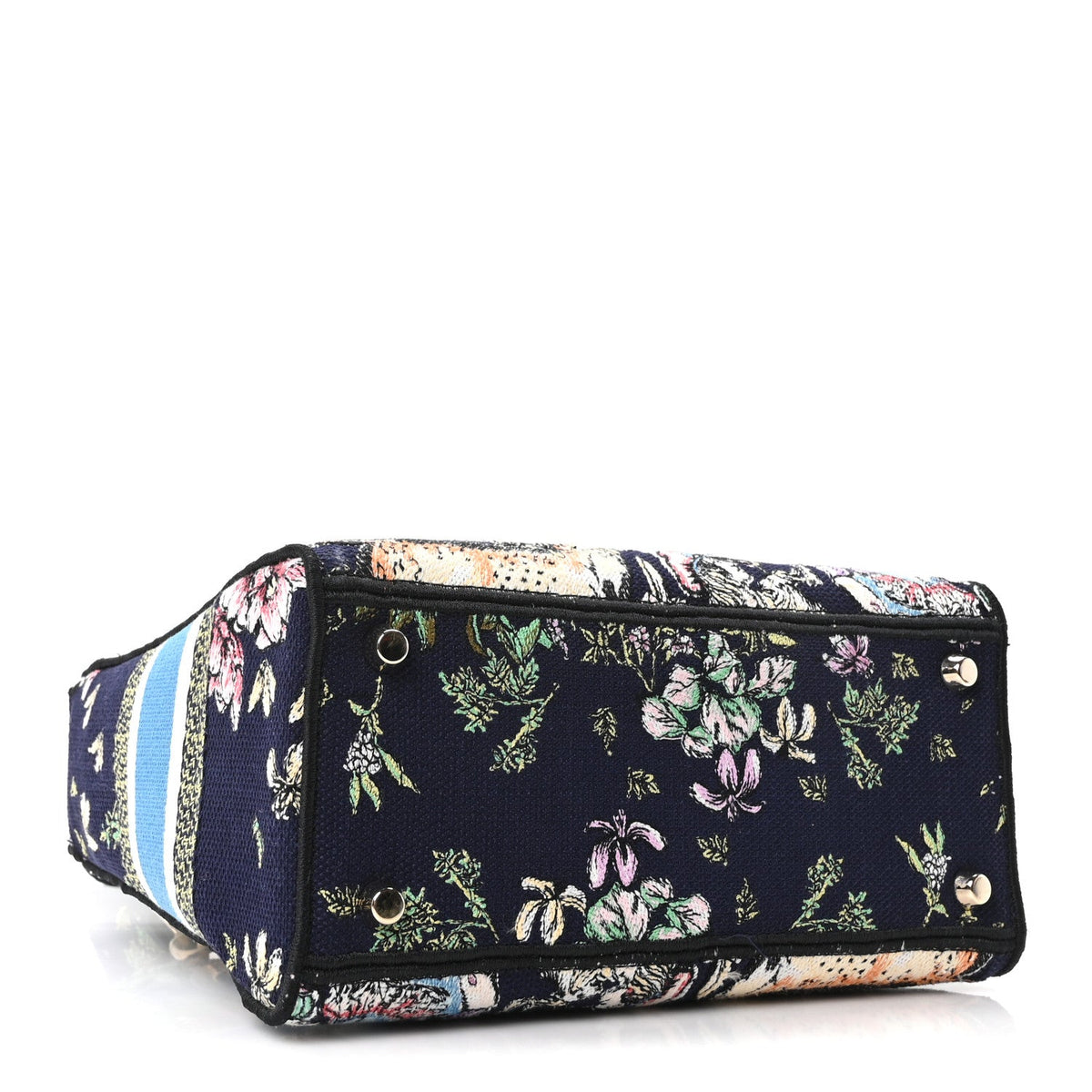 Canvas D-Constellation Embroidered Medium Lady D-Lite Bleu Multicolor wholesalehk.shop
