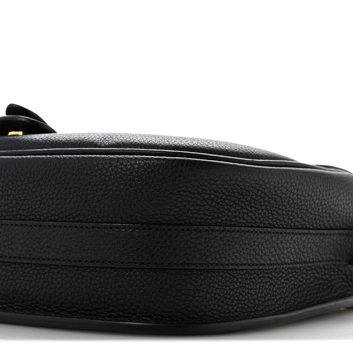 Grained Calfskin Large Bobby Flap Black wholesalehk.shop