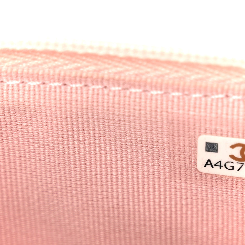 Lambskin Quilted CC Pearl Enamel Clutch on Chain WOC Light Pink wholesalehk.shop