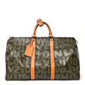 Graffiti Keepall 50 Kaki wholesalehk.shop