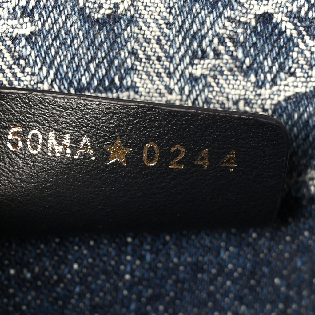 Denim Oblique Mini Book Tote With Strap Blue £¨ Direct shipment via from wholesalehk.shop