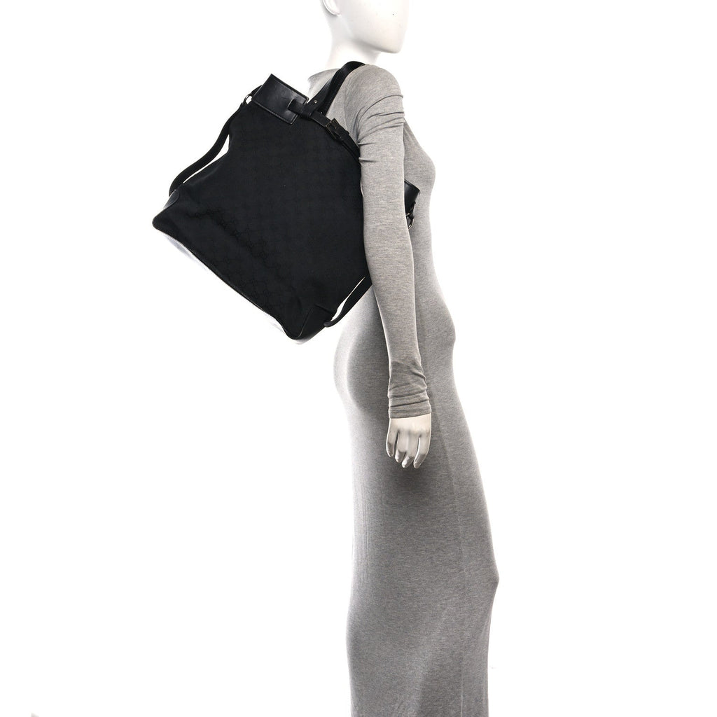 Monogram Tote Black wholesalehk.shop