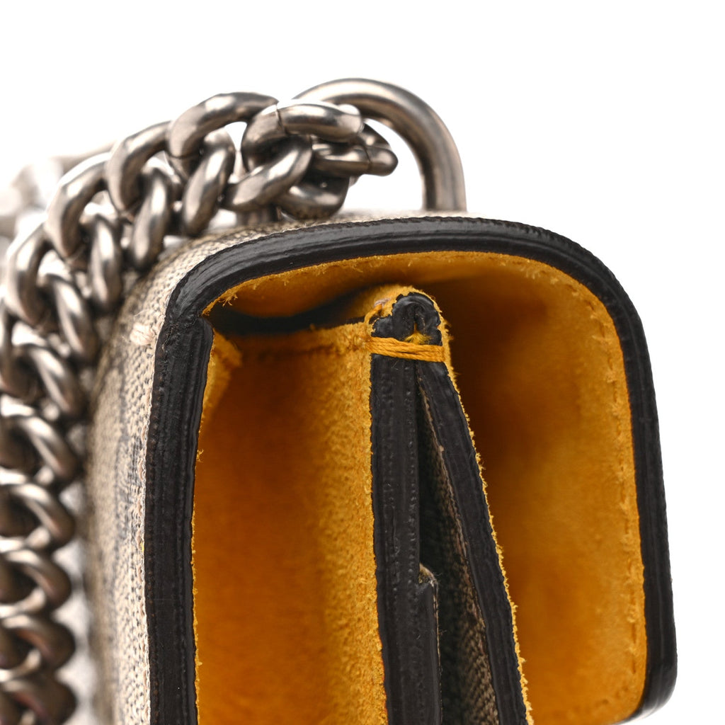 GG Supreme Monogram Mini Dionysus Shoulder Bag Yellow wholesalehk.shop