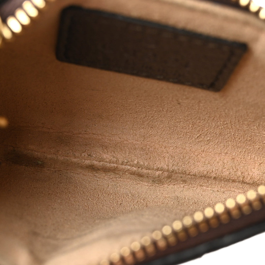 GG Supreme Monogram Web Ophidia Key Case  Beige New Acero wholesalehk.shop