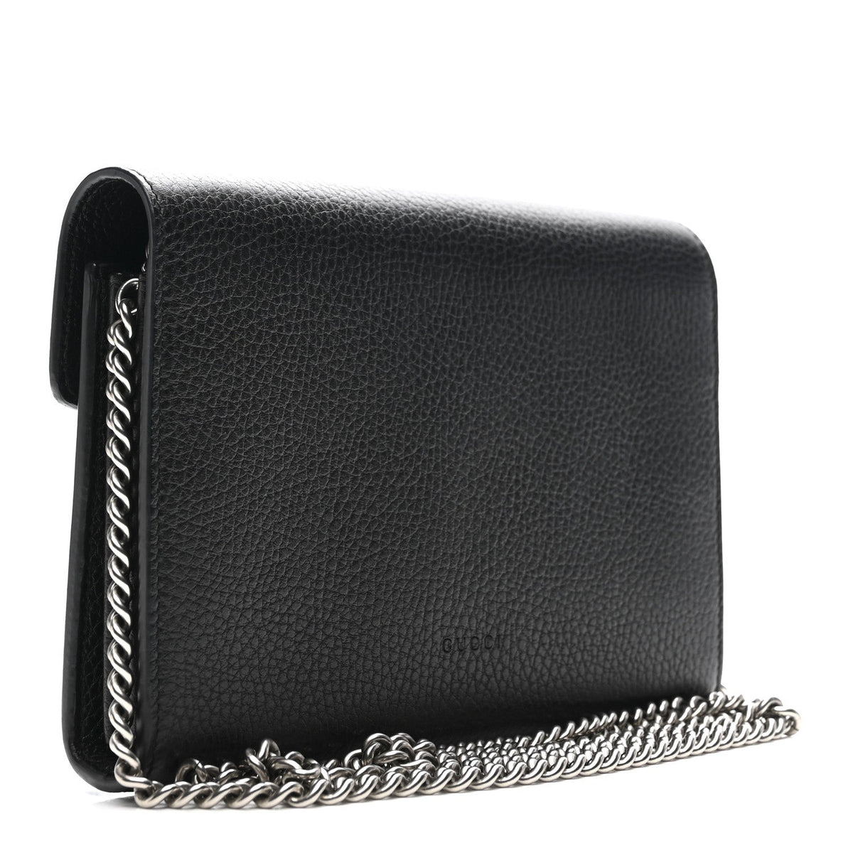 Calfskin Mini Dionysus Chain Wallet Black wholesalehk.shop