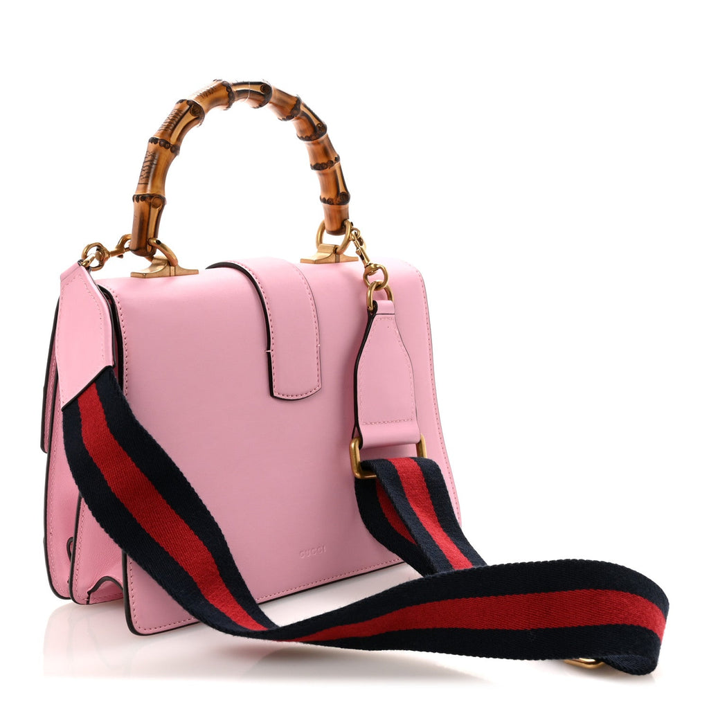Moon Calfskin Web Medium Dionysus Bamboo Top Handle Bag Sugar Pink Blue Agata Hibiscus Red wholesalehk.shop