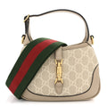 GG Supreme Monogram Textured Dollar Calfskin Mini Jackie 1961 Hobo Beige Mystic White Oatmeal £¨ Direct shipment via from wholesalehk.shop
