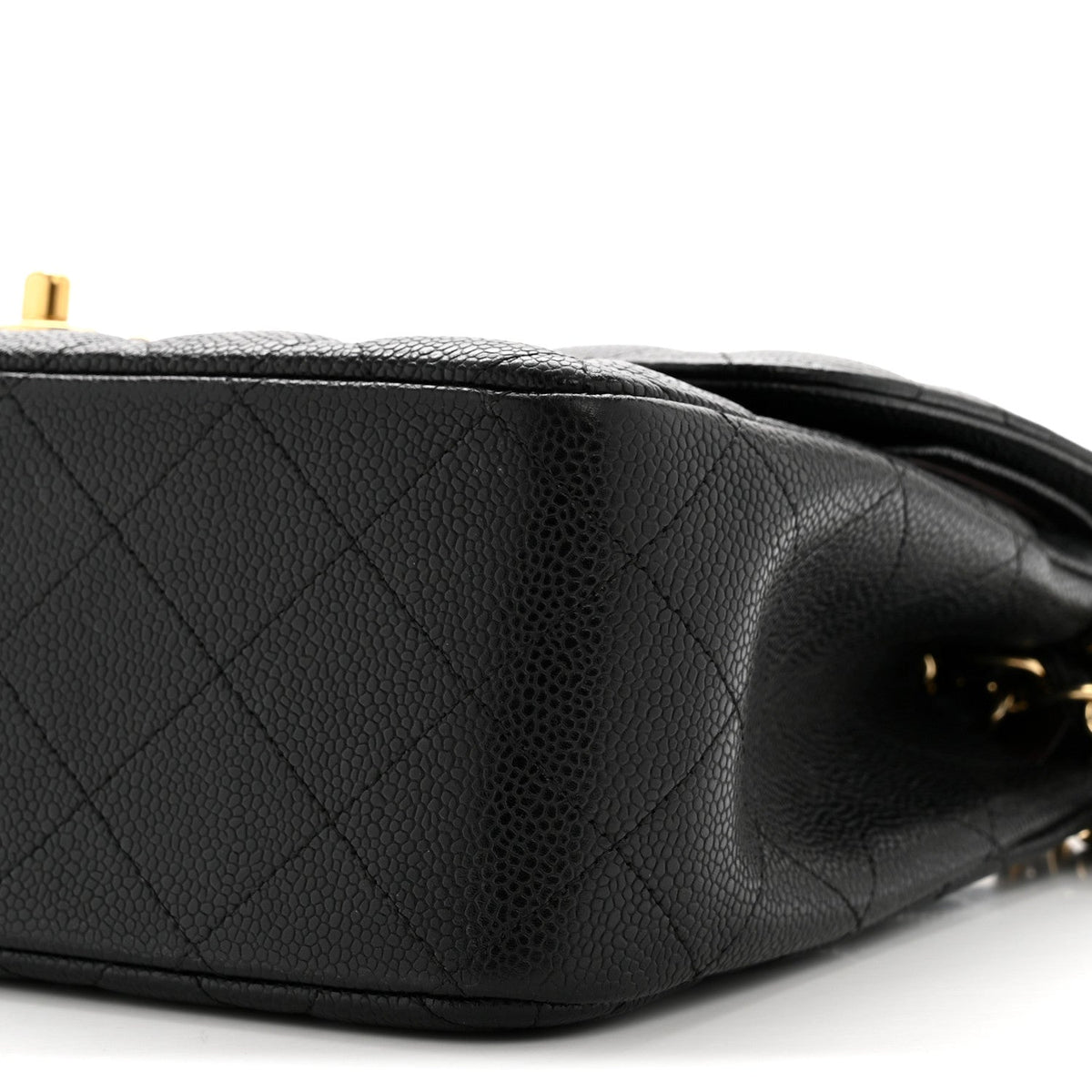 Caviar Quilted Jumbo Double Flap Black wholesalehk.shop