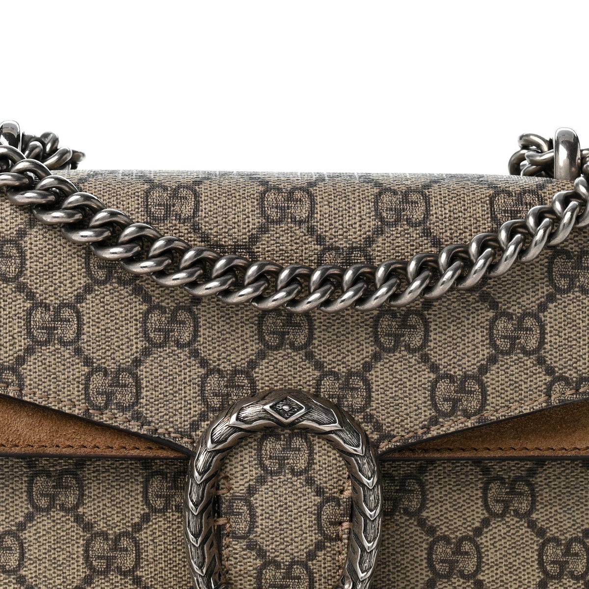 GG Supreme Monogram Mini Dionysus Shoulder Bag Taupe wholesalehk.shop