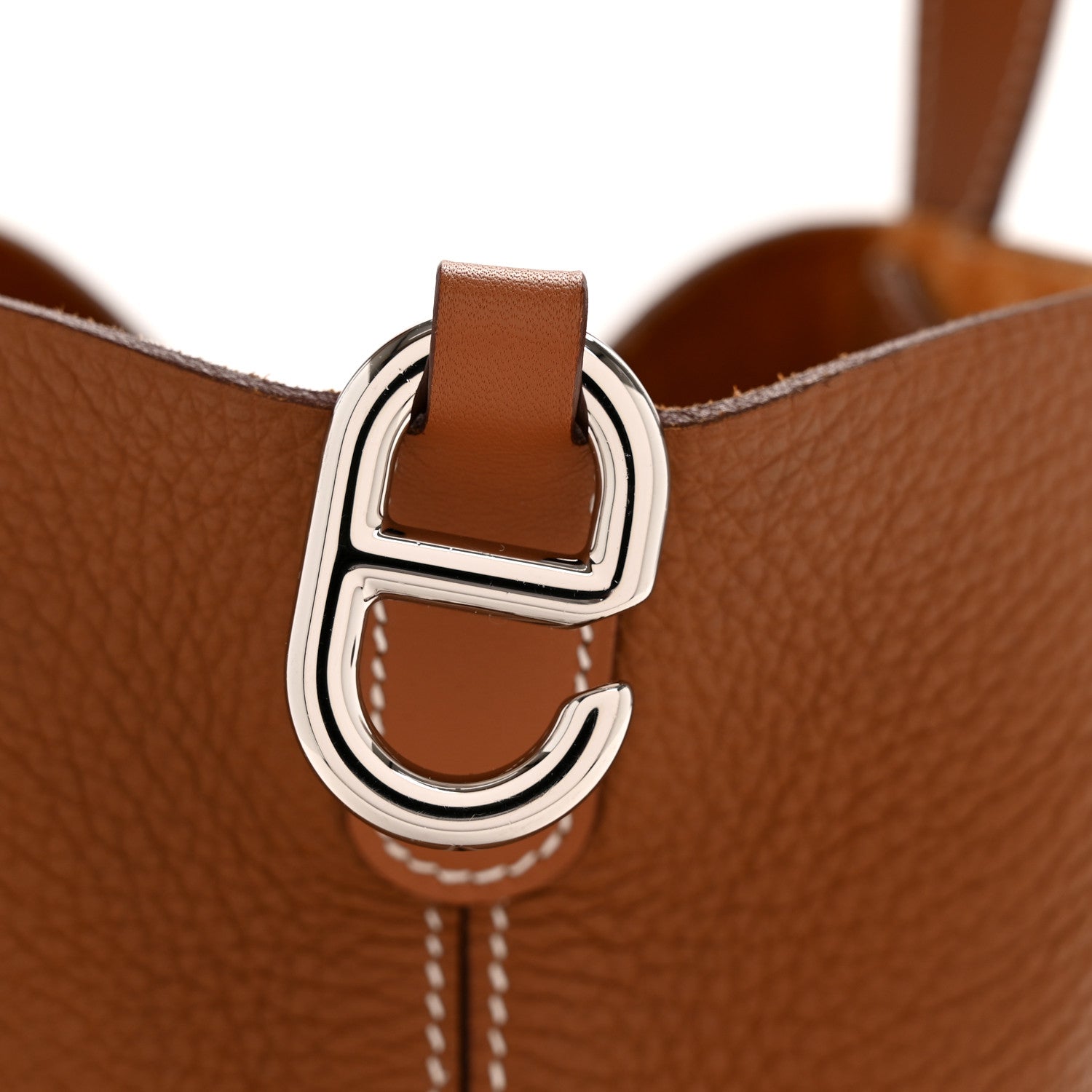 Taurillon Clemence Swift In-The-Loop 18 Bag Gold £¨ Direct shipment via from wholesalehk.shop