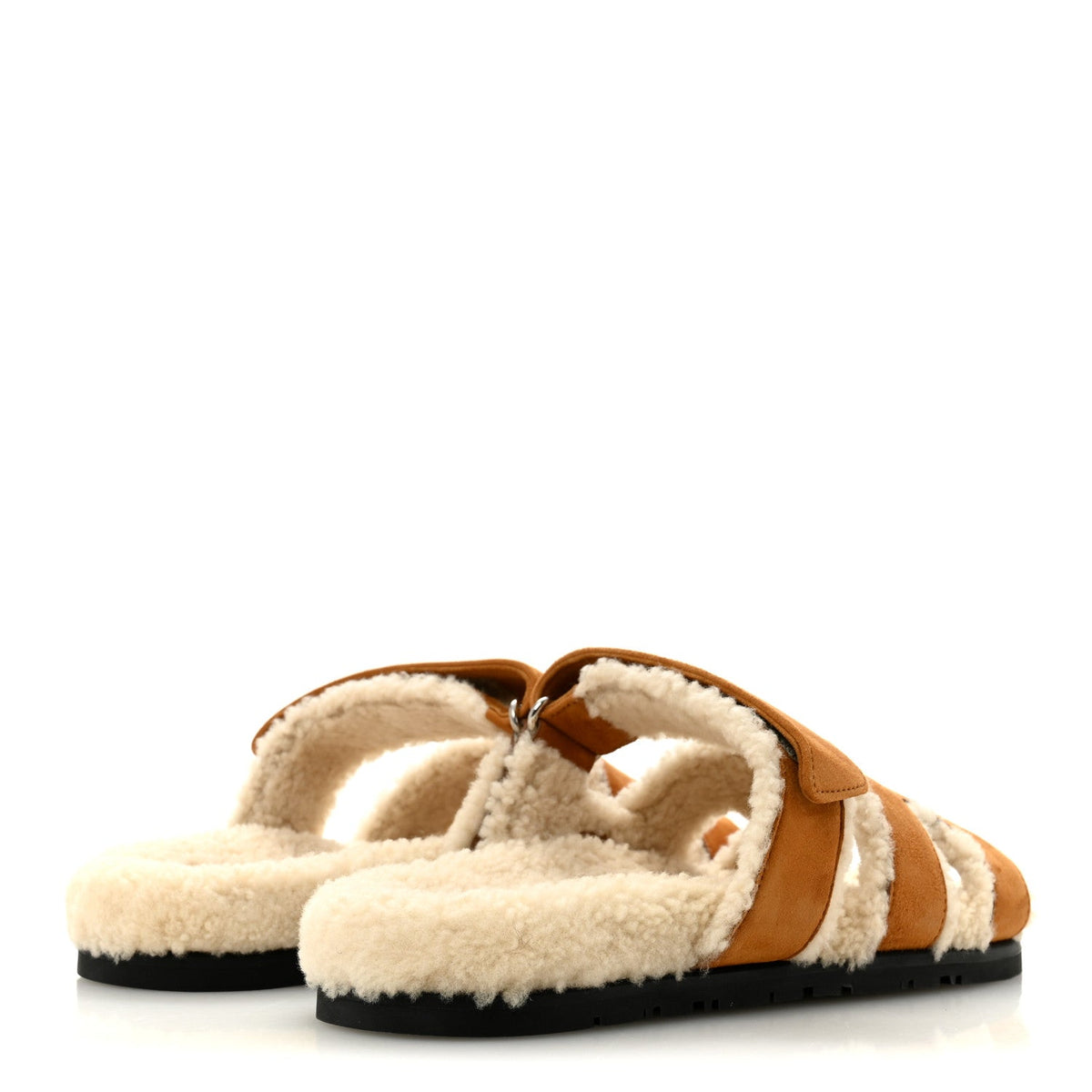 Suede Goatskin Woolskin Womens Chypre Sandals 40 Naturel Ecru wholesalehk.shop