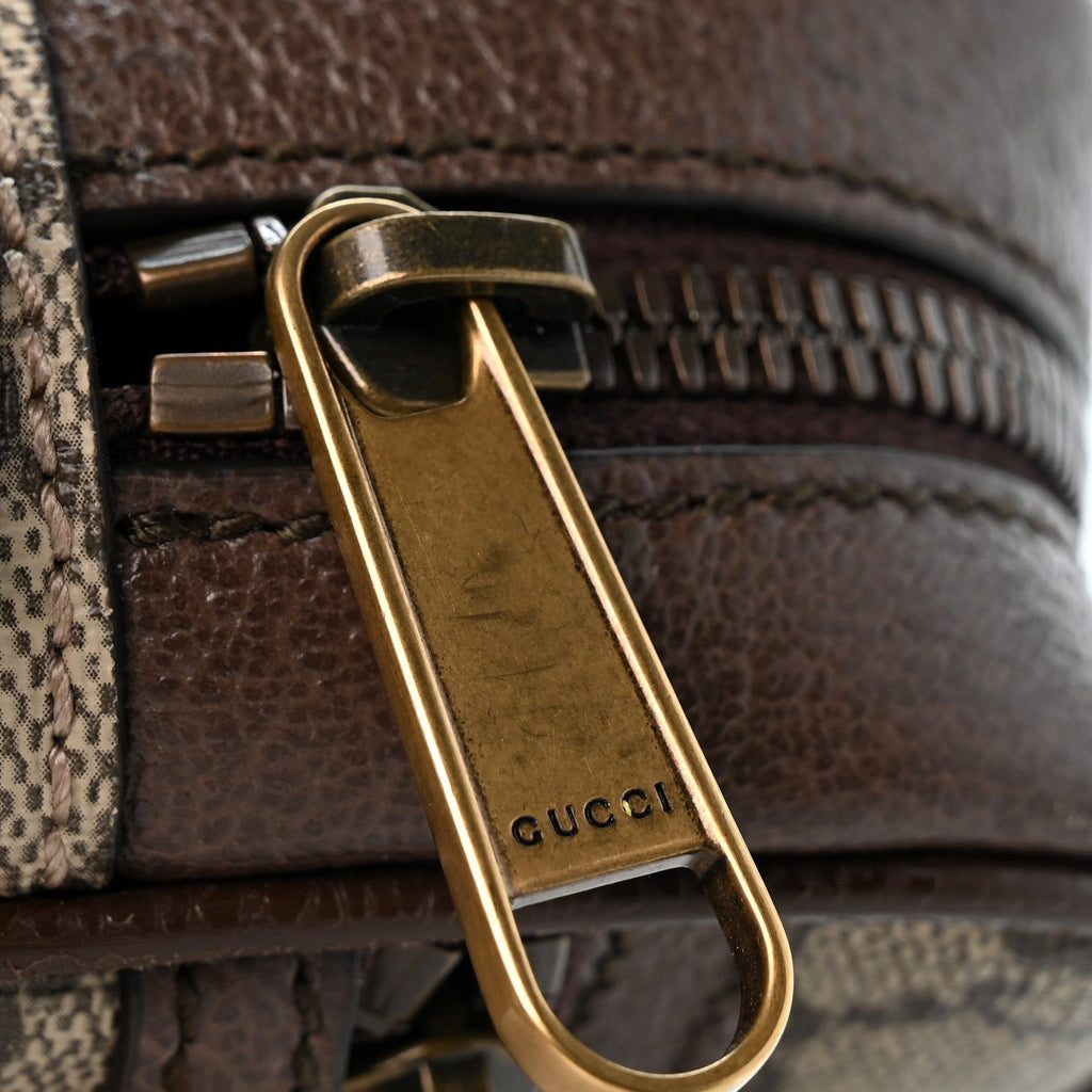 GG Supreme Monogram Web Mini Ophidia Messenger Brown wholesalehk.shop