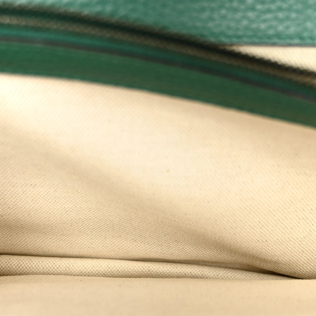 Pebbled Calfskin Small Dionysus Shoulder Bag Emerald wholesalehk.shop