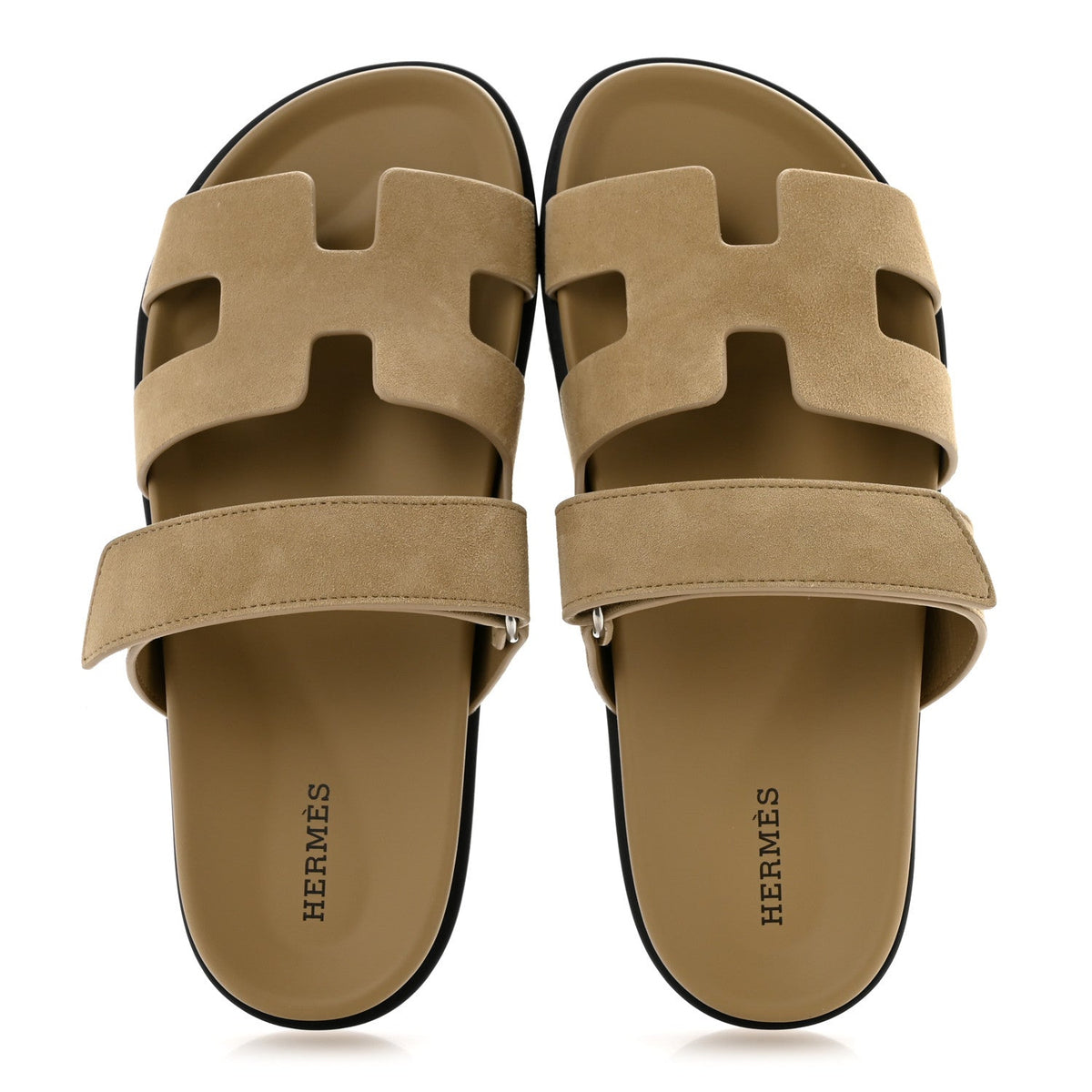 Suede Goatskin Womens Chypre Sandals 38 Beige Sable wholesalehk.shop