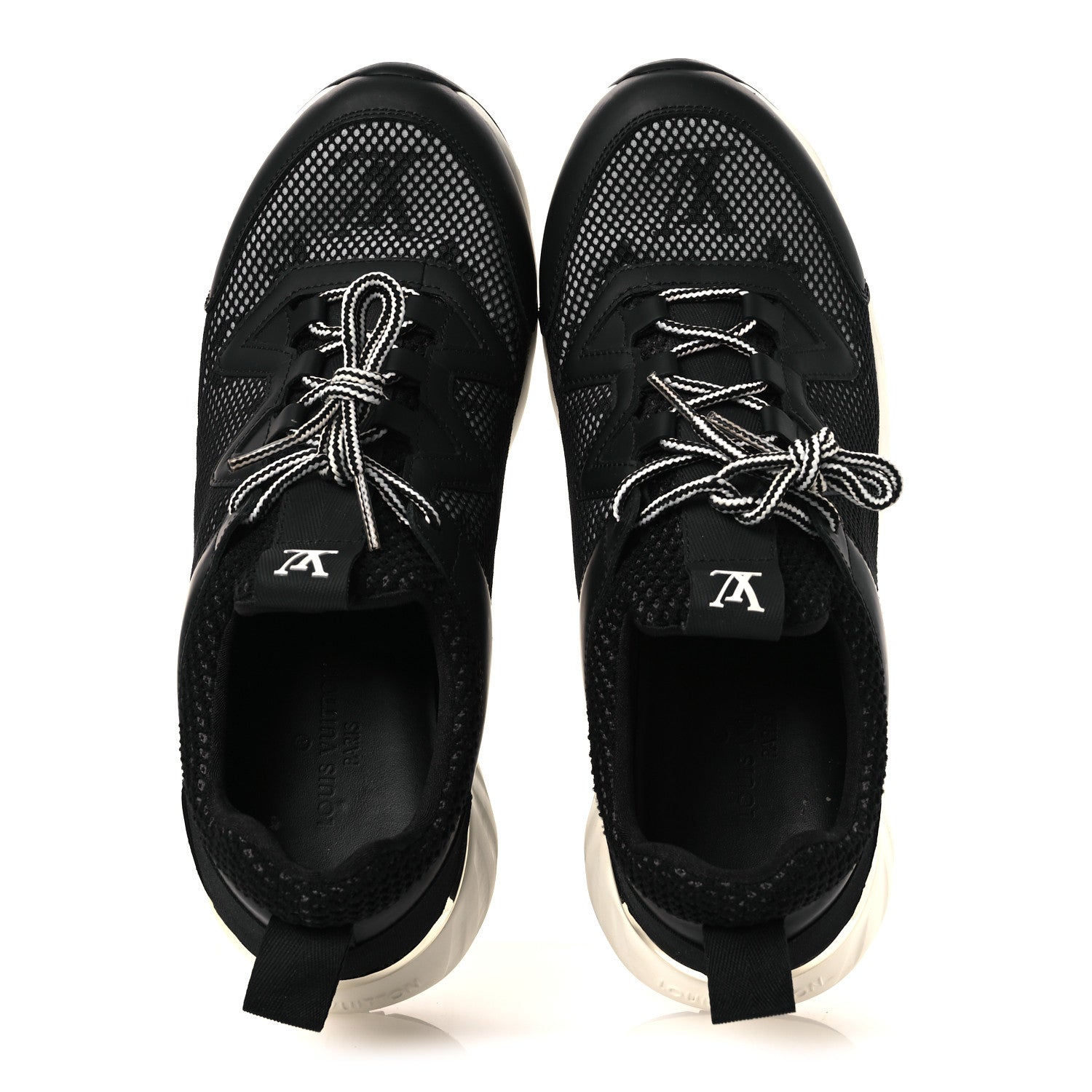 Technical Nylon Monogram Rubber Aftergame Sneakers 37 Black £¨ Direct shipment via from wholesalehk.shop
