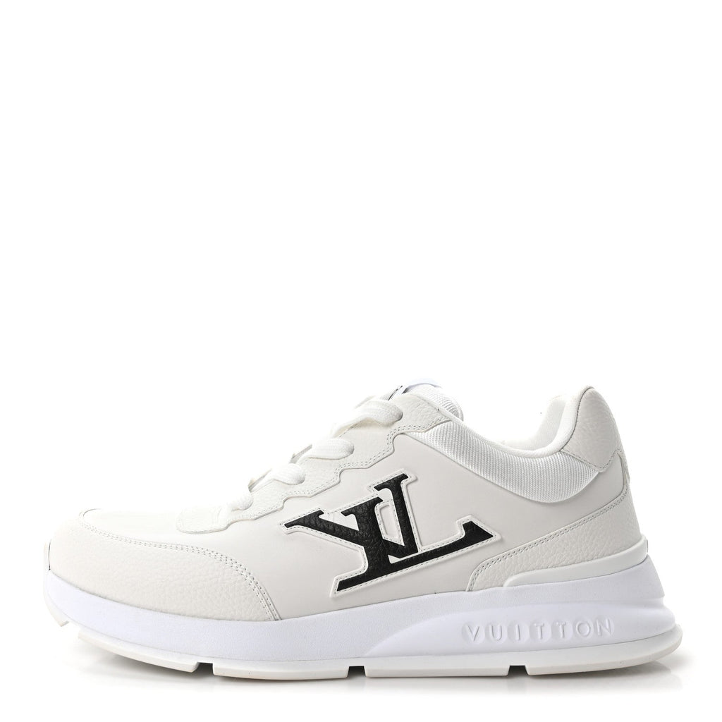 Calfskin Mens LV Classic Sneakers 9.5 White £¨ Direct shipment via from wholesalehk.shop