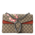 GG Supreme Monogram Blooms Small Dionysus Shoulder Bag Beige Multicolor Dry Rose wholesalehk.shop