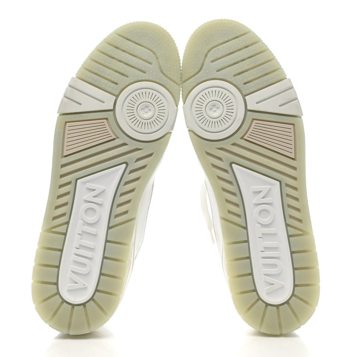 Calfskin Mens LV Trainer Sneakers 9 White £¨ Direct shipment via from wholesalehk.shop