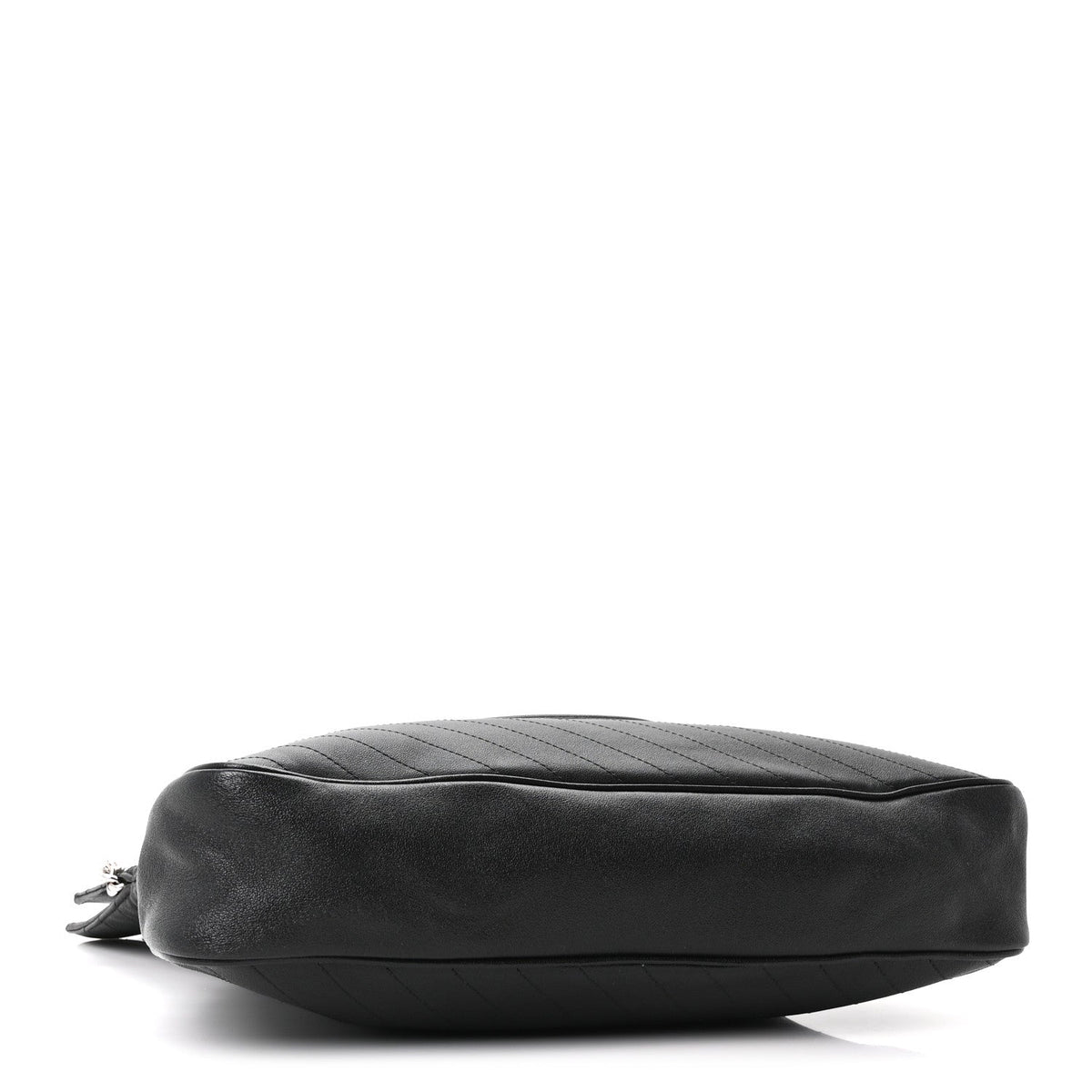 Sakai Be Green Calfskin Diagonal Stitched Medium Blondie Tote Black wholesalehk.shop