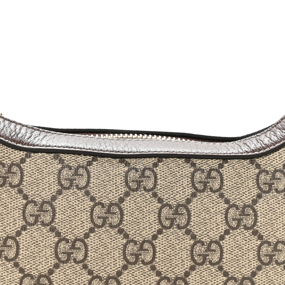 GG Supreme Monogram Textured Calfskin Web Mini Ophidia Half Moon Hobo Beige Ebony New Acero wholesalehk.shop