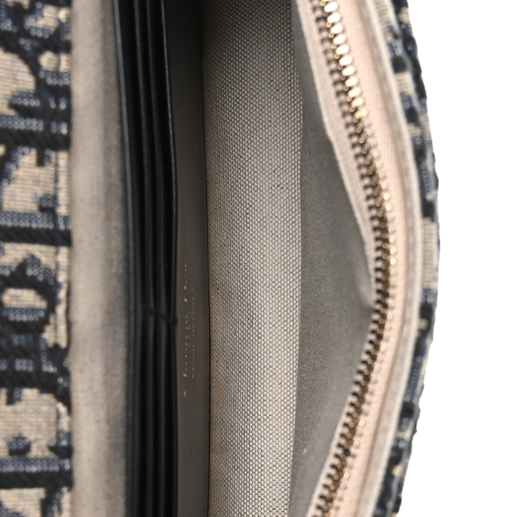 Oblique Saddle Chain Pouch Blue wholesalehk.shop