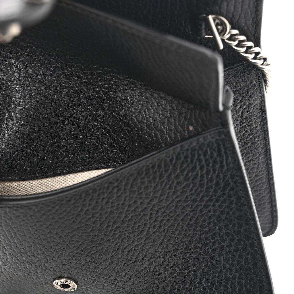 Dollar Calfskin Crystal Mini Dionysus Top Handle Bag Black Crystal wholesalehk.shop