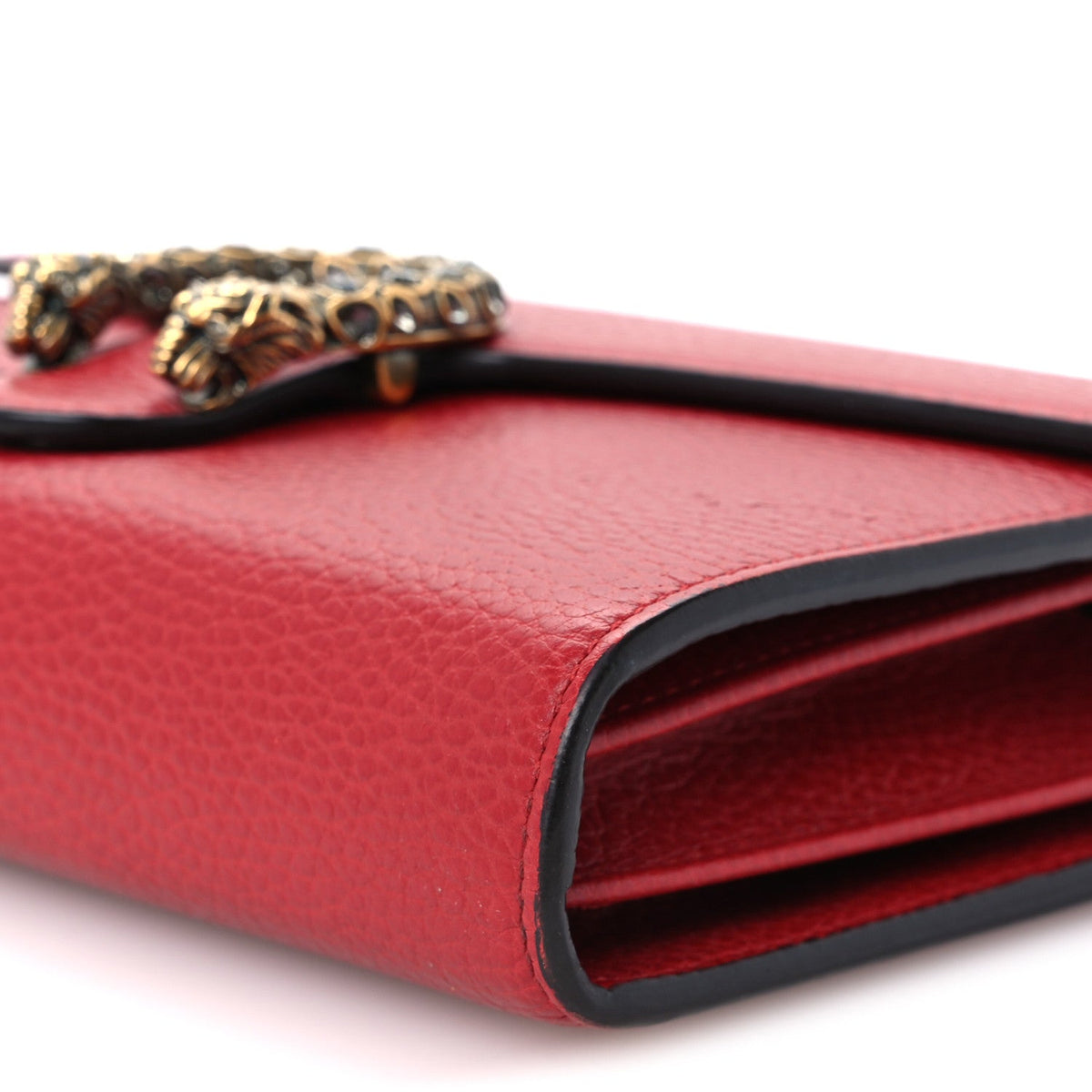 Calfskin Mini Dionysus Chain Wallet Hibiscus Red wholesalehk.shop