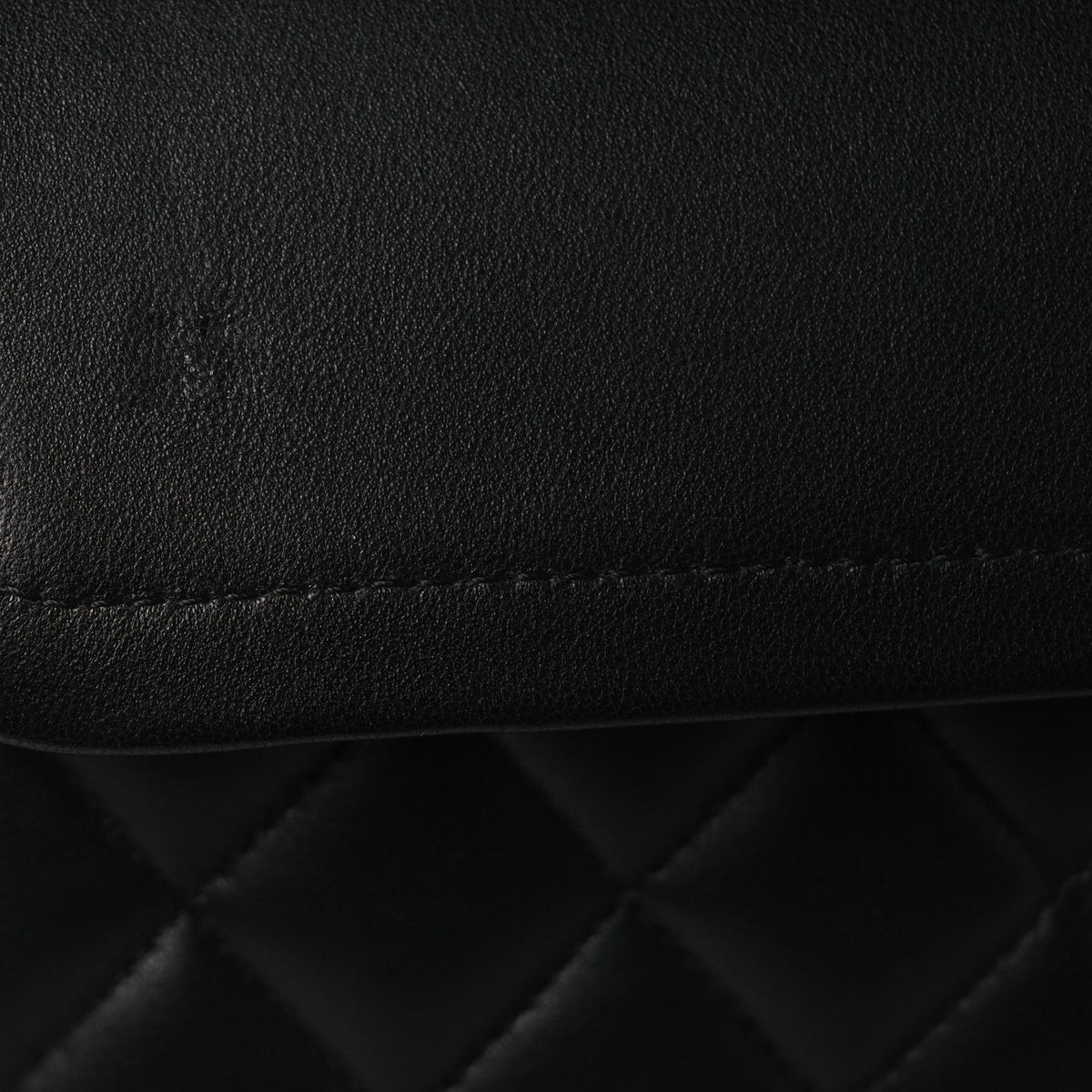 Lambskin Quilted Medium Double Flap Black wholesalehk.shop